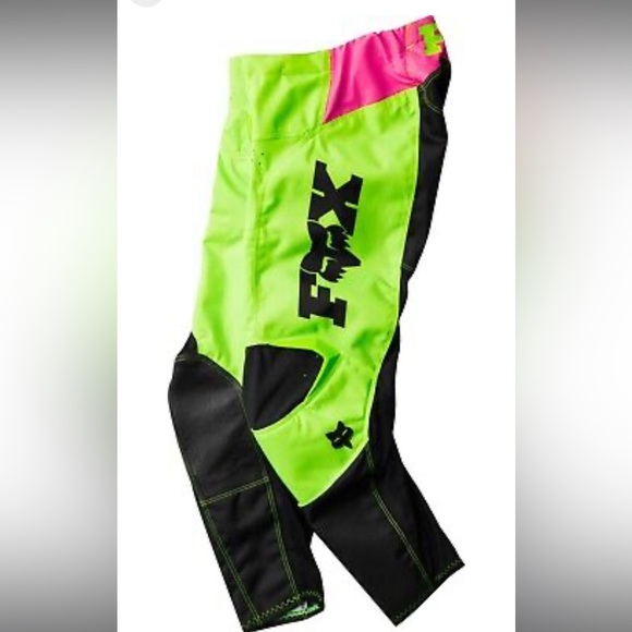 Fox Racing 180 Youth Boys Girls Venin LE Jersey Pants Combo Green Black Pink - Picture 4 of 15